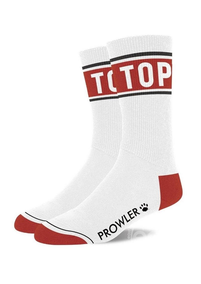 Prowler "Top" Socks - White/Red