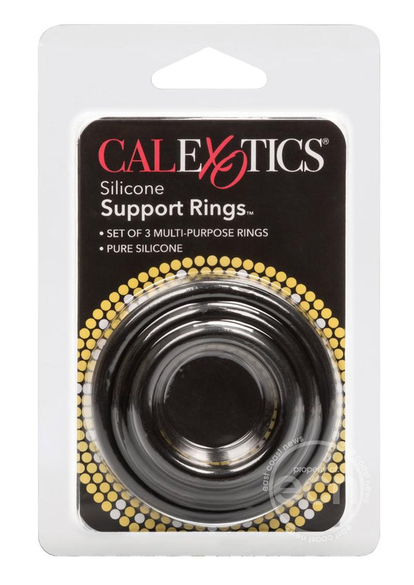 Silicone Support Rings Cock Rings (3 Piece Set)