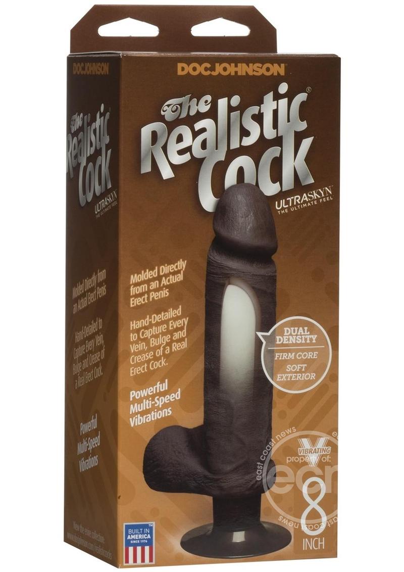 DJ REALISTIC COCK ULTRASKYN/8/ BLACK