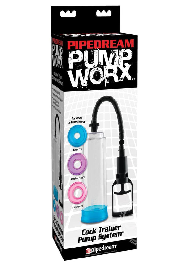 Pump Worx Cock Trainer Pump System with 3 Sleeves