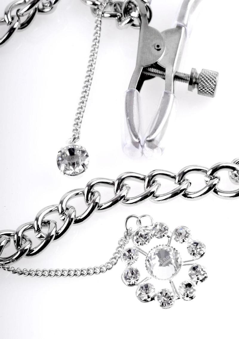 FF CRYSTAL NIPPLE CLAMPS