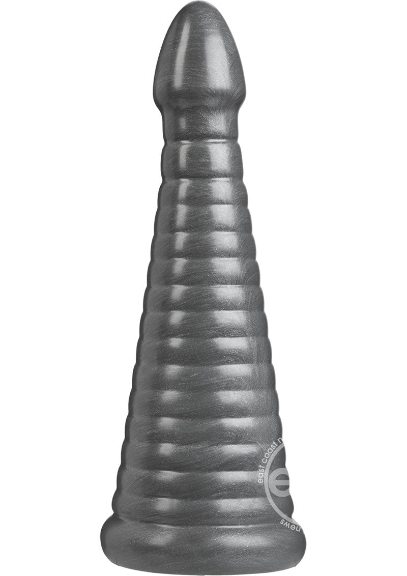 American Bombshell Rockeye Dildo 11in - Gun Metal