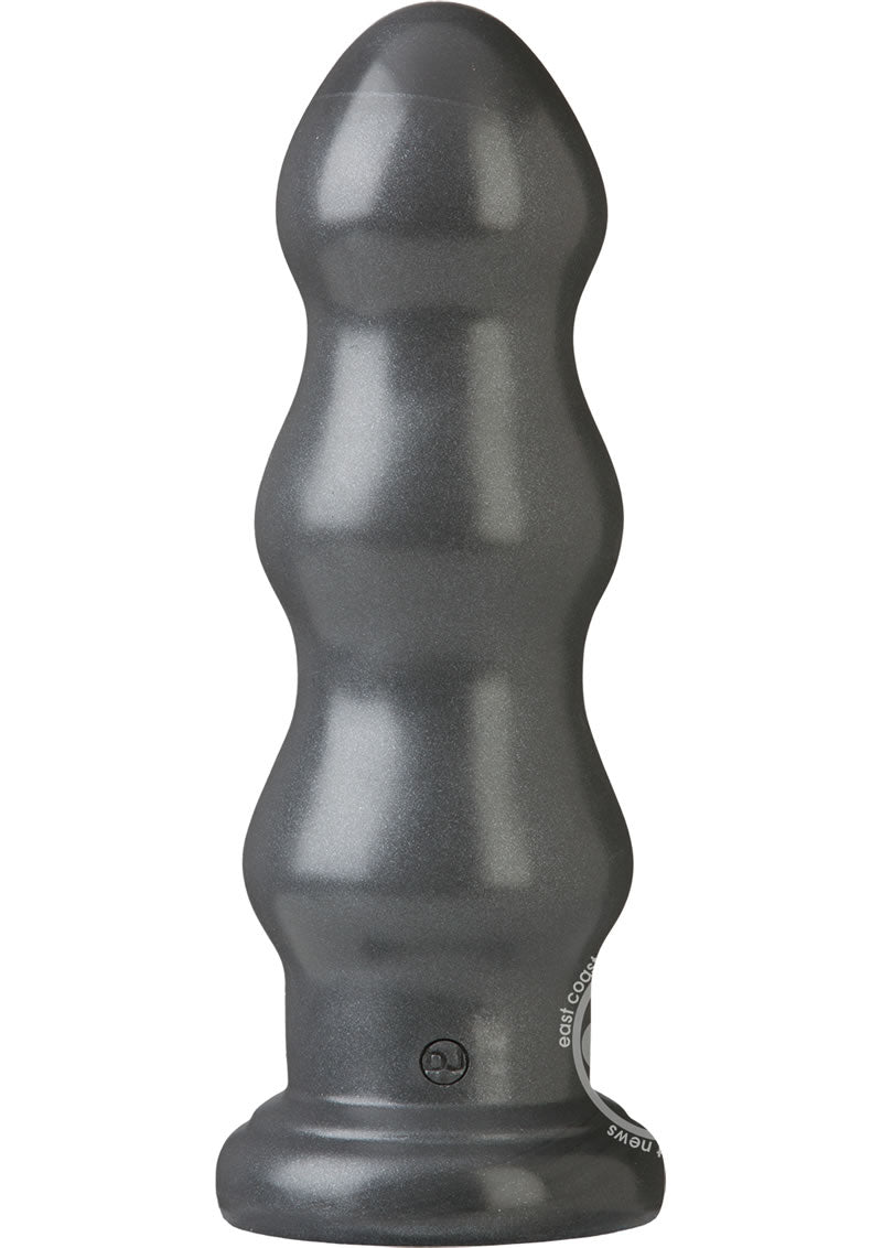 American Bombshell B-10 Tango Dildo 10in - Gun Metal