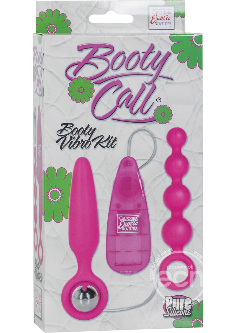 Booty Call Booty Vibro Kit Silicone Wired Remote Control Anal Probes