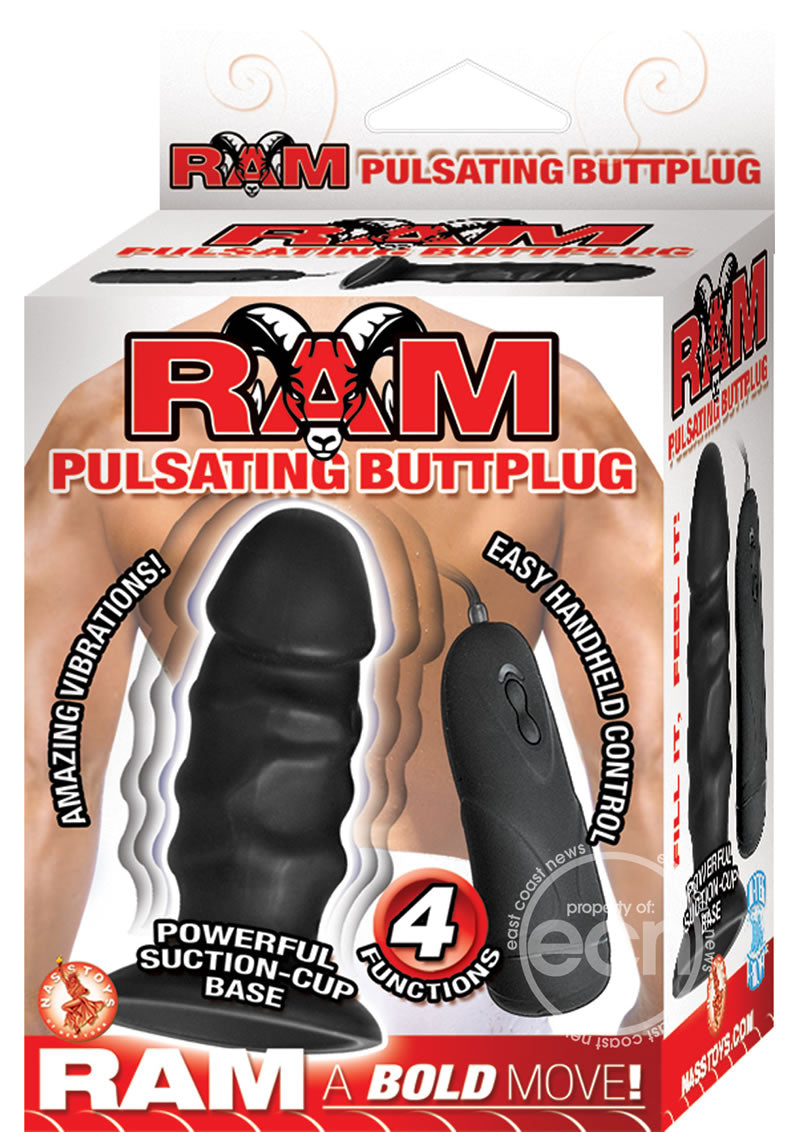 RAM PULSATING BUTT PLUG