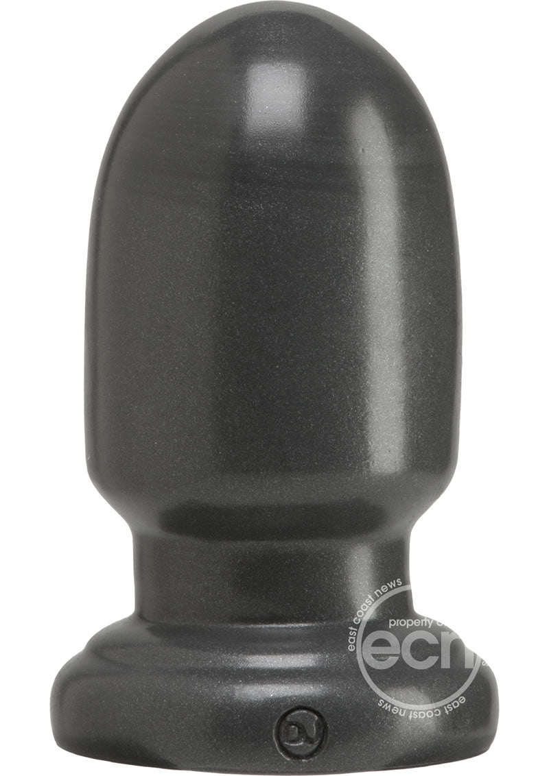 American Bombshell Shell Shock Anal Plug - Small - Gun Metal