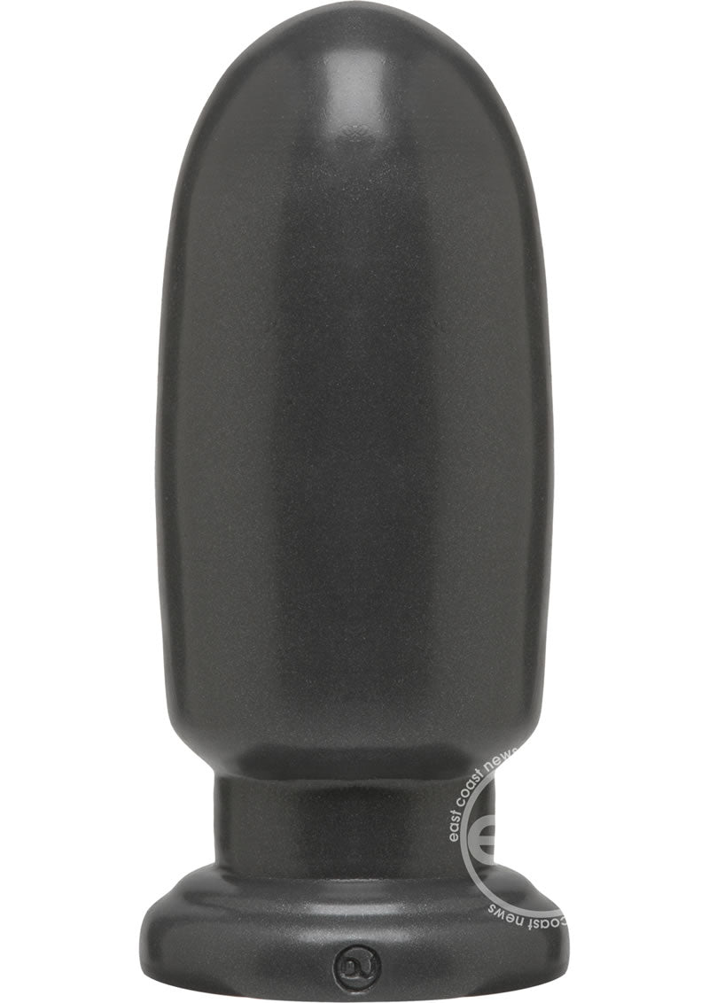 American Bombshell Shell Shock Anal Plug - Large - Gun Metal