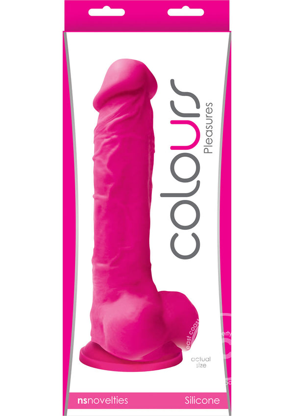 Colours Pleasures Silicone Dildo 8in