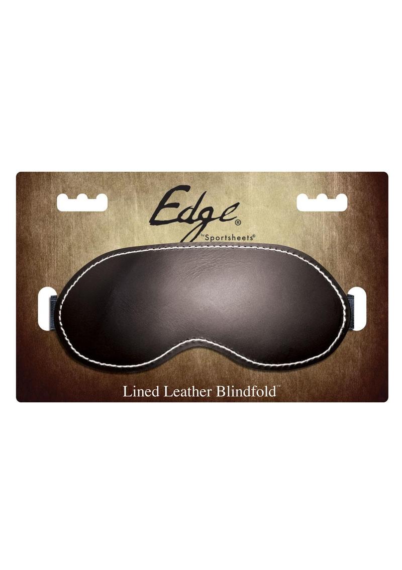 EDGE LINED LEATHER BLINDFOLD