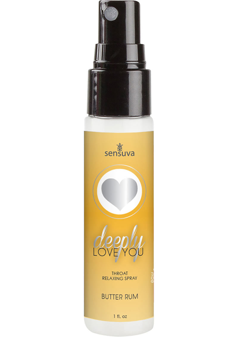 Deeply Love You Throat Relaxing Spray Butter Rum 1oz Spray