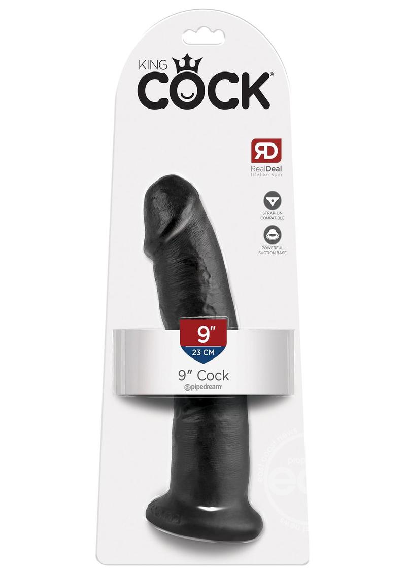 KINGCOCK/9 INCH COCK/JET BLACK