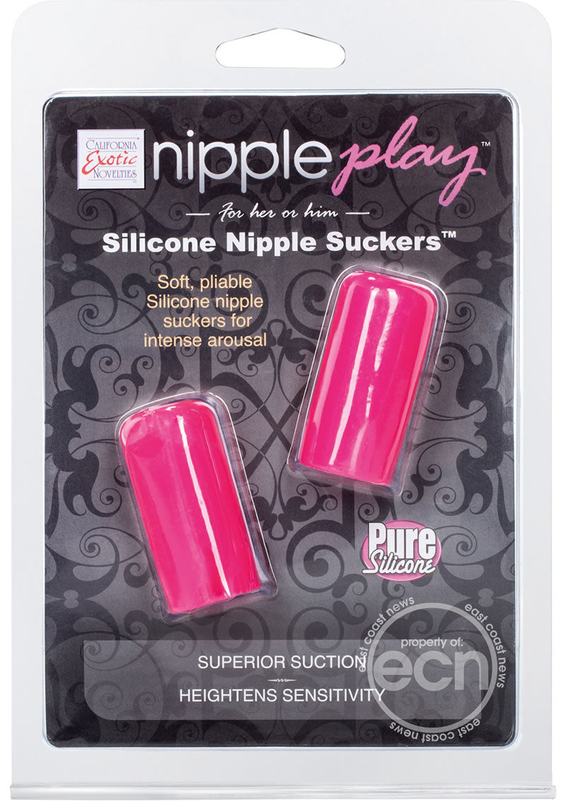 Nipple Play Silicone Nipple Suckers - Pink