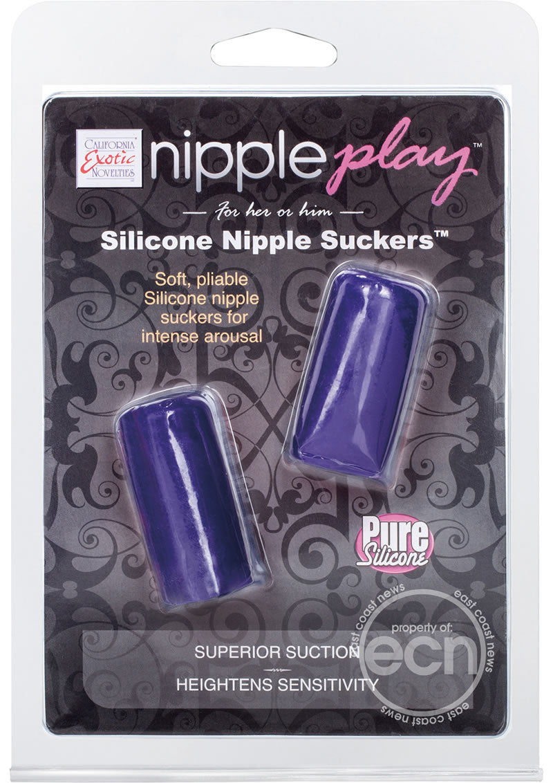 Nipple Play Silicone Nipple Suckers - Purple