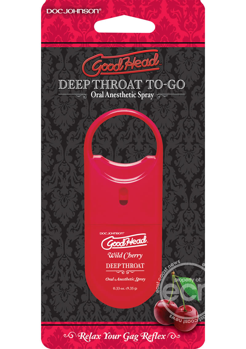 GoodHead Deep Throat Oral Anesthetic Spray Cherry