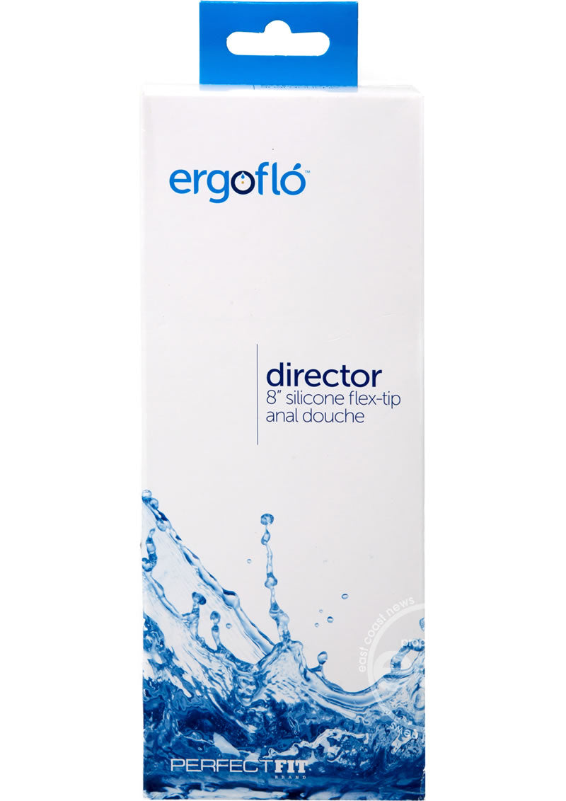 Perfect Fit Ergoflo Director 8in Silicone Flex Tip Anal Douche