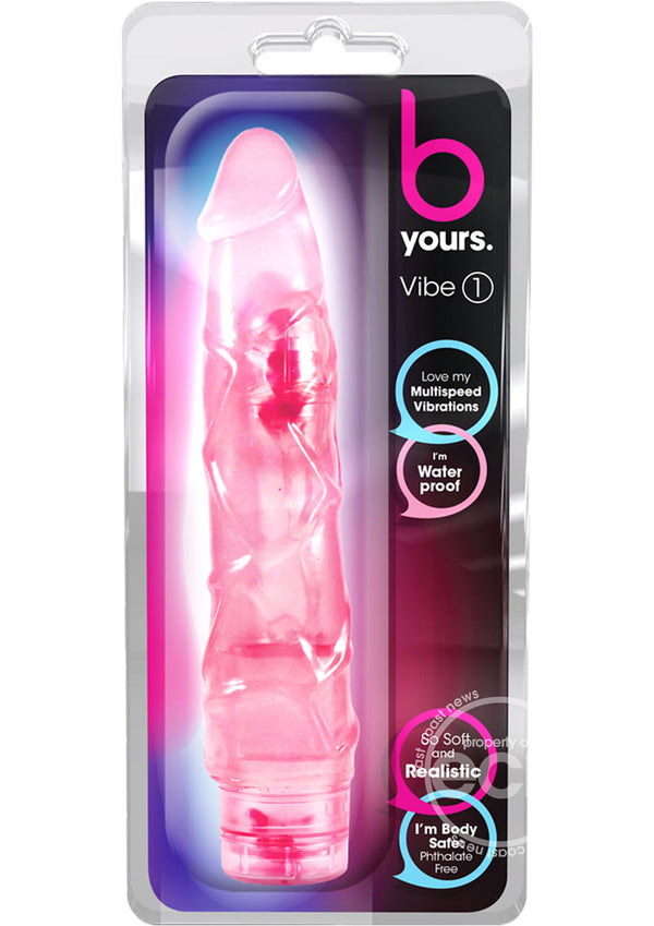 B Yours Vibe 1 Vibrating Dildo 9in