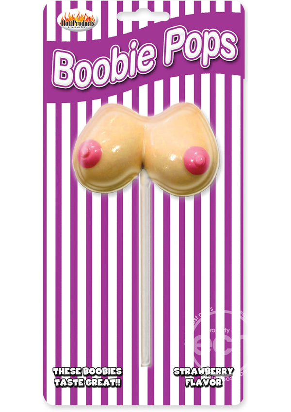 Boobie Pops Lollipop Strawberry