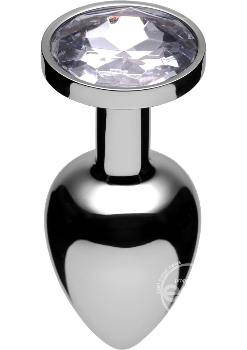 MASTER SERIES LUCENT JEWEL STEEL ANAL PLUG