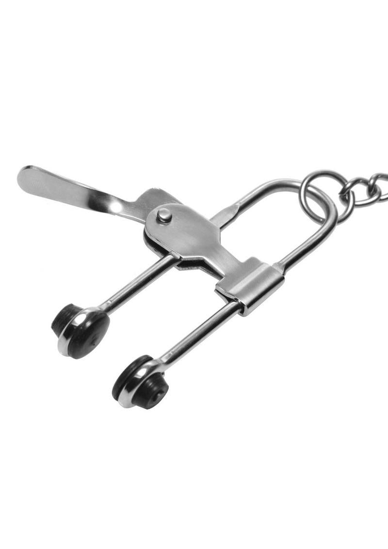 INTENSITY/ NIPPLE PRESS CLAMPS WITH CHAIN/MASTERSERIES