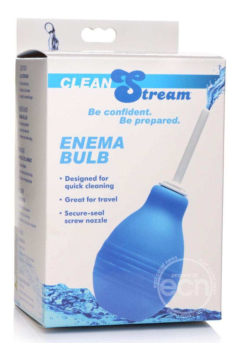 CLEANSTREAM ENEMA BULB BLUE