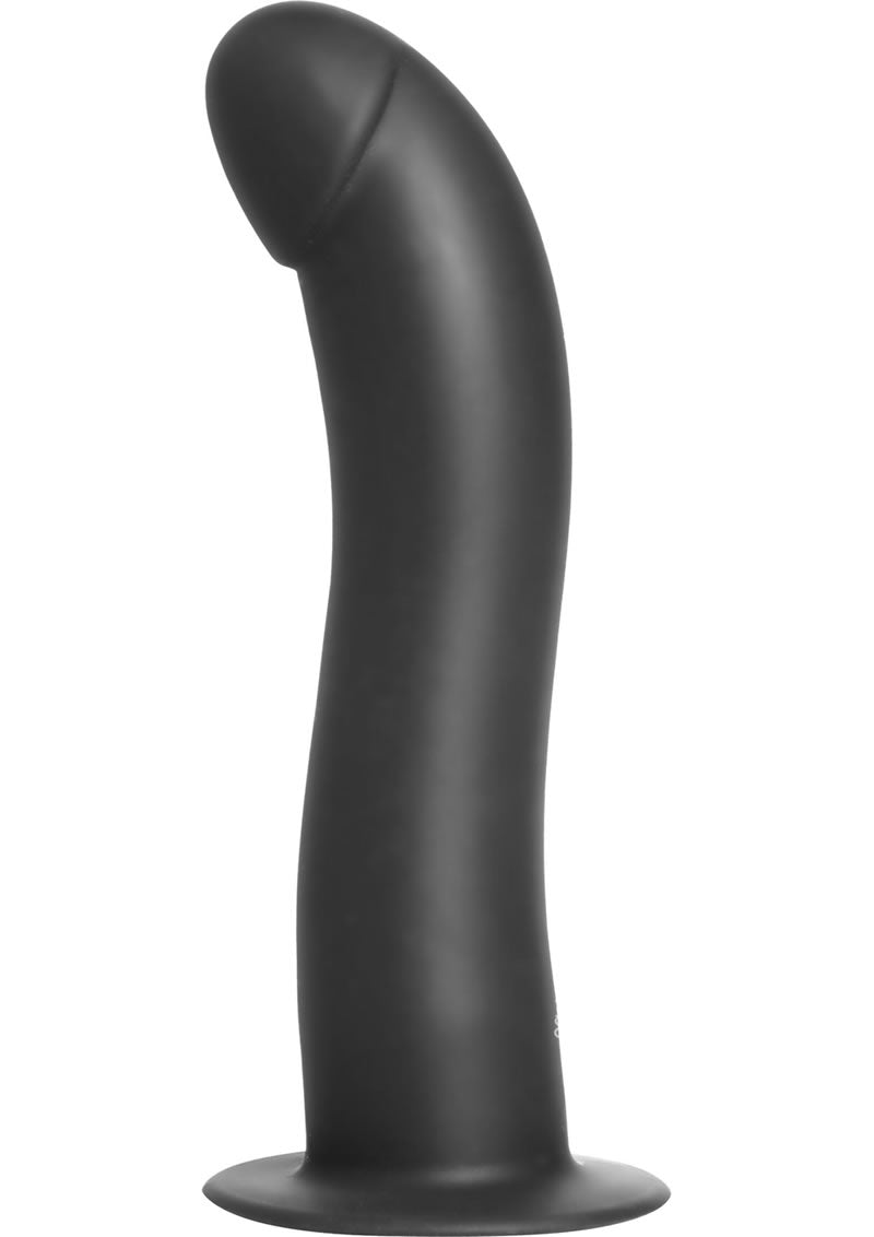 Strap U Onyx Vibrating Silicone G-Spot 7.5in Dildo