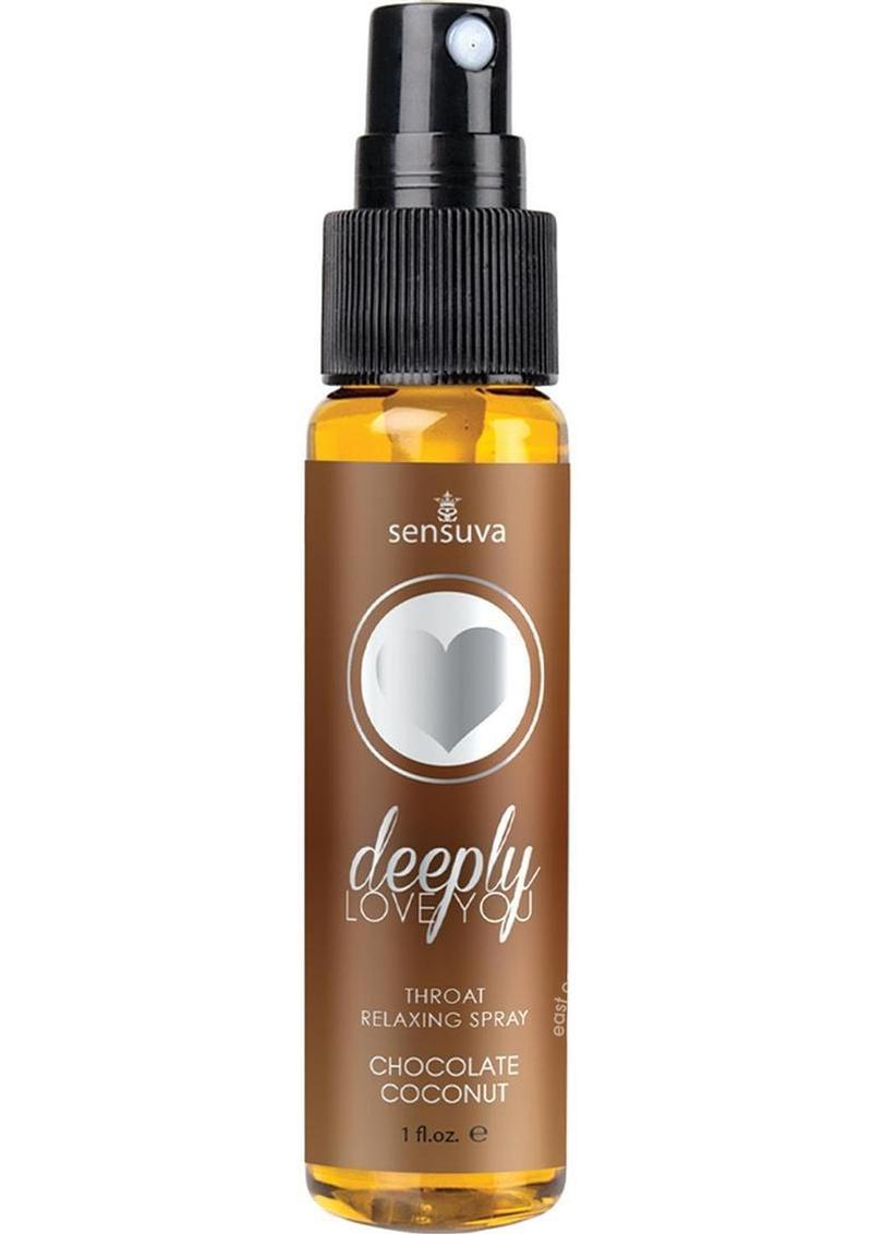 Deeply Love You Throat Relaxing Spray Chocolate Coconut 1oz