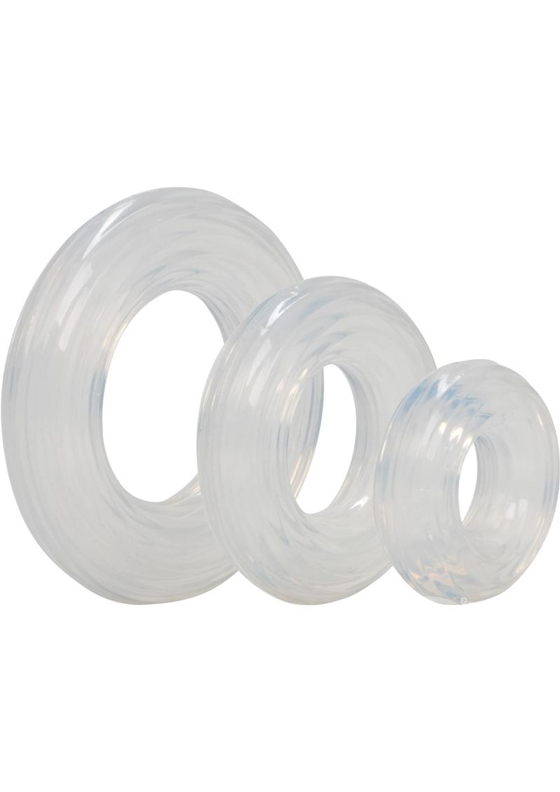 Premium Silicone Cock Ring Set (3 Piece Set)