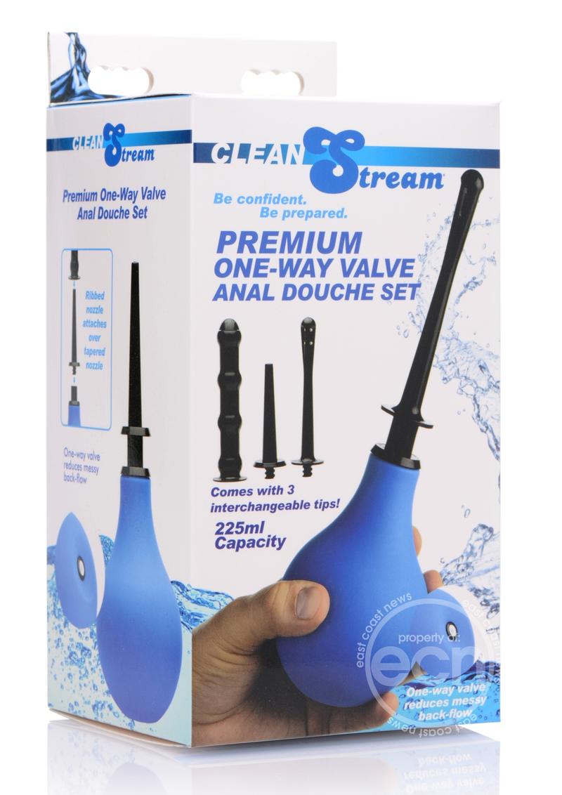 CleanStream Premium One-Way Valve Anal Douche Set