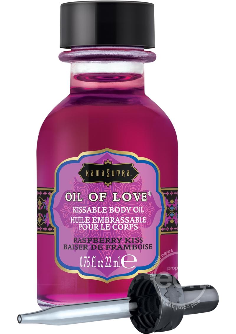 KAMA SUTRA OIL OF LOVE RASPBERRY KISS 0.75 OZ