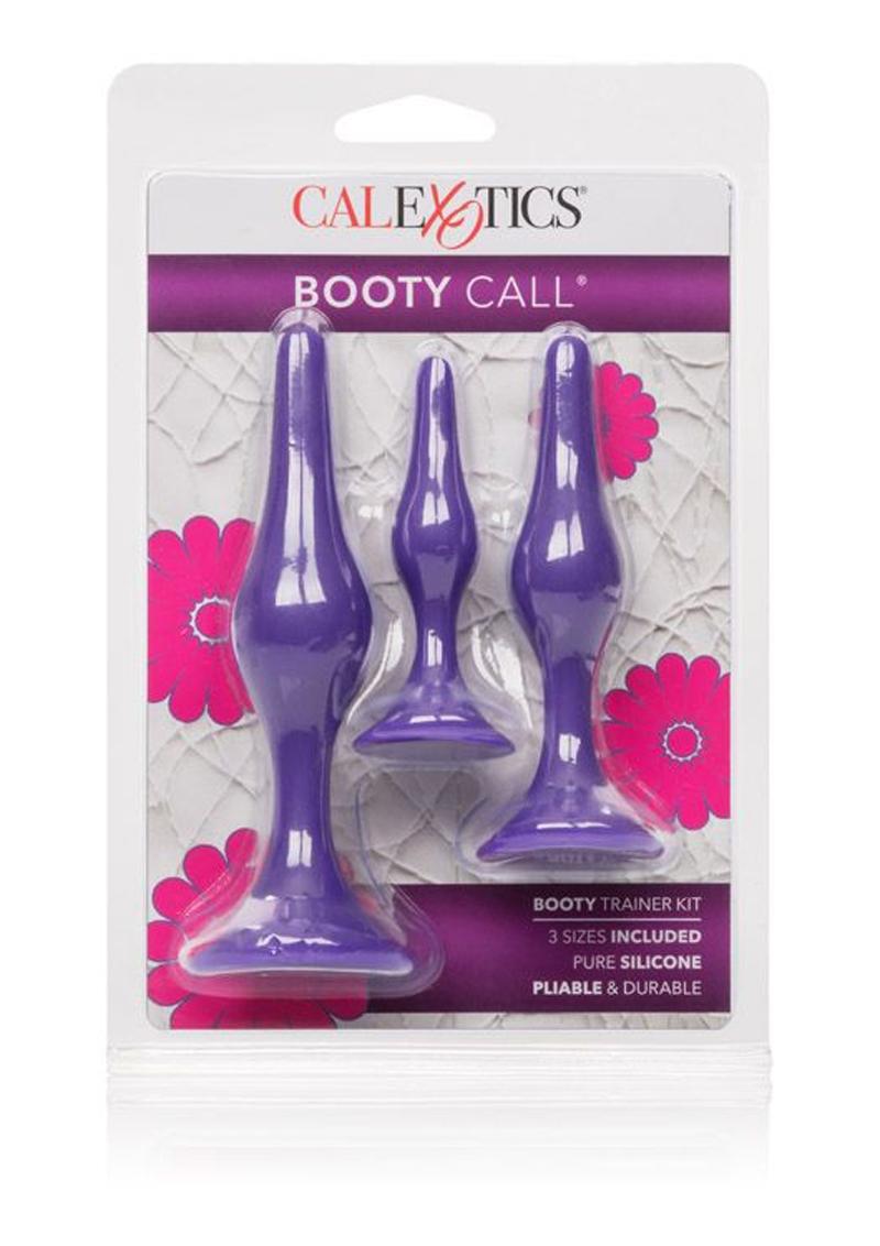 Booty Call Booty Trainer Kit Silicone Anal Plugs 3 Assorted Sizes