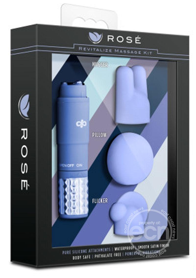 Rose Revitalize Massage Kit with Silicone Attachments