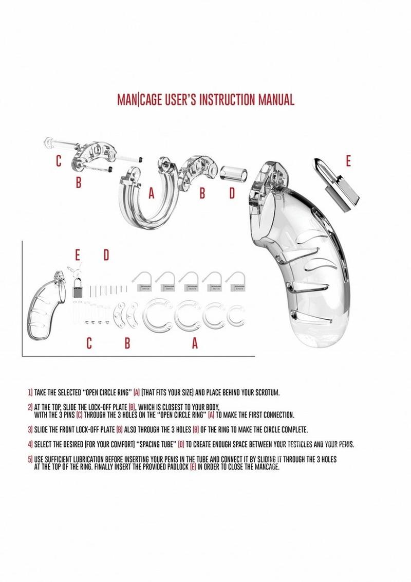 MANCAGE MODEL 04 CLEAR 4.5"