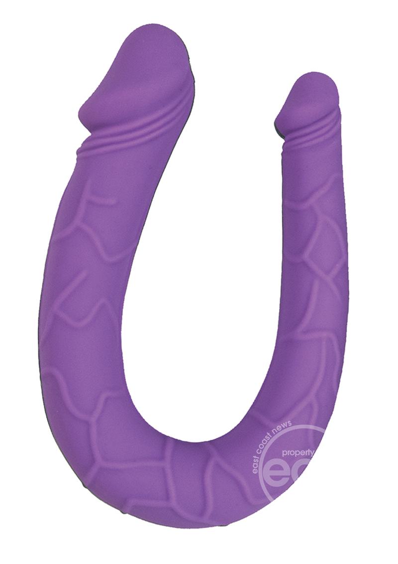 SEDUCE ME CCURVED DOUBLE DONG PURPLE