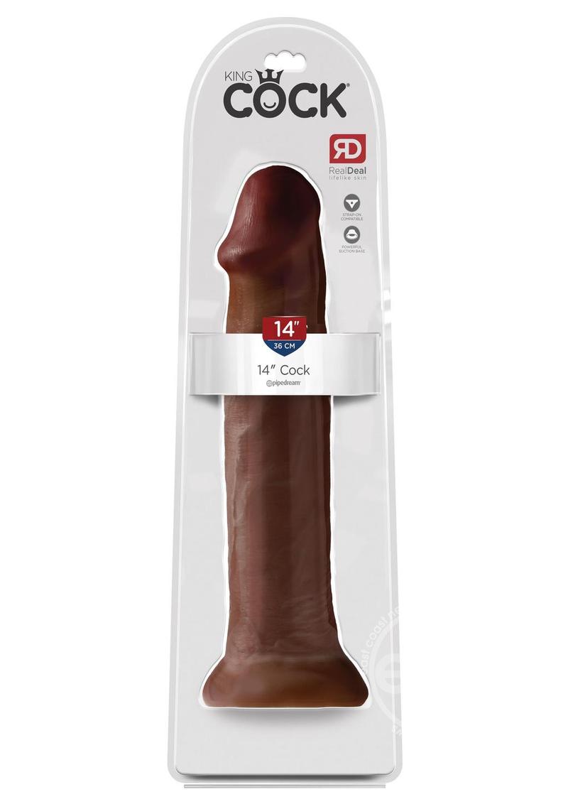 KINGCOCK/14 INCH COCK/BROWN