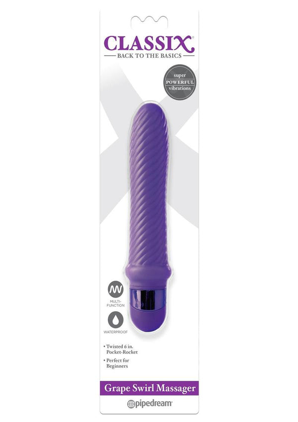 Classix Grape Swirl Massager