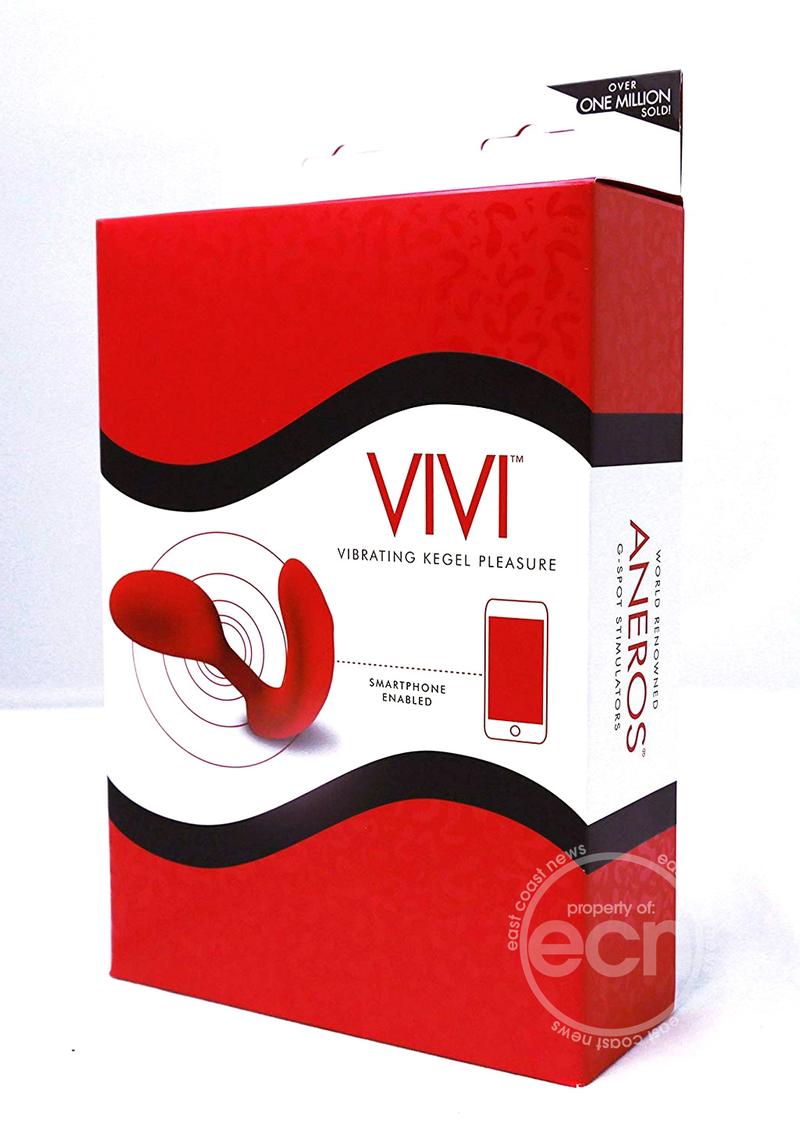 Vivi Vibrating Kegel Exerciser Red Silicone G-Spot Stimulator