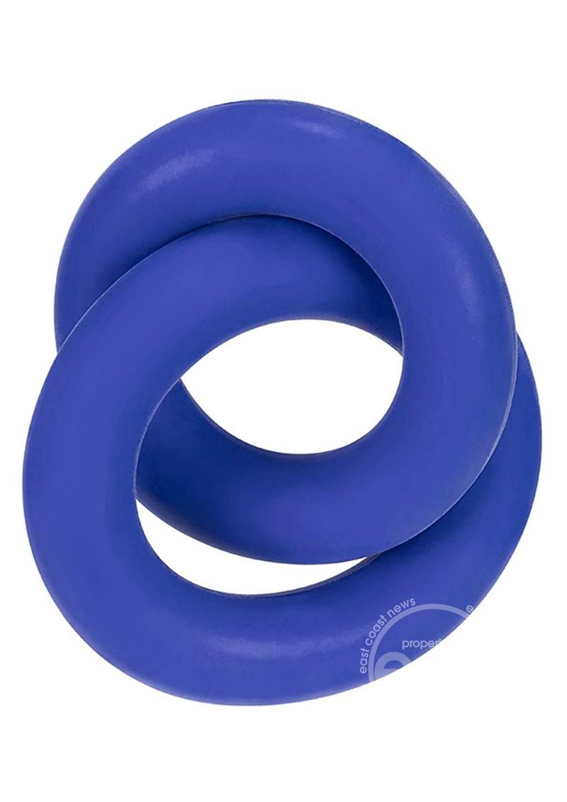 HUNKYJUNK DUO LINKED C&B RING COBALT