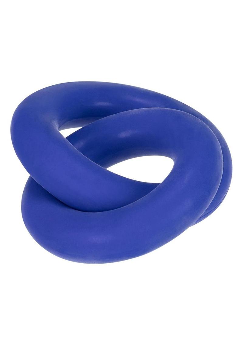 HUNKYJUNK DUO LINKED C&B RING COBALT