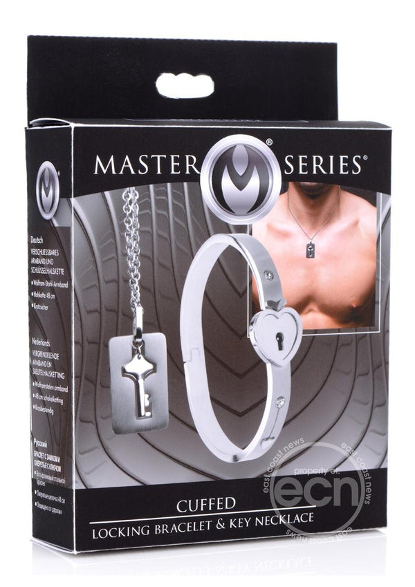 MASTER SERIES LOCKING BRACELET & KEY NECKLACE