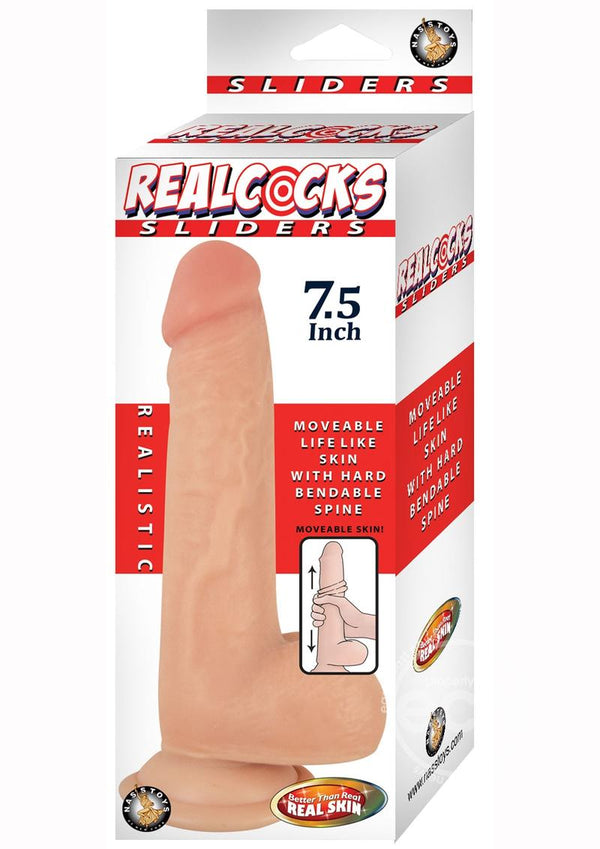 REALCOCKS SLIDERS 7.5" FLESH