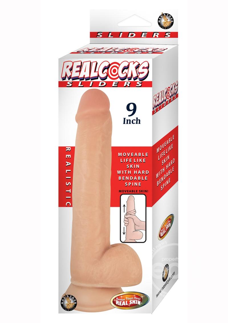 REALCOCKS SLIDERS 9" FLESH