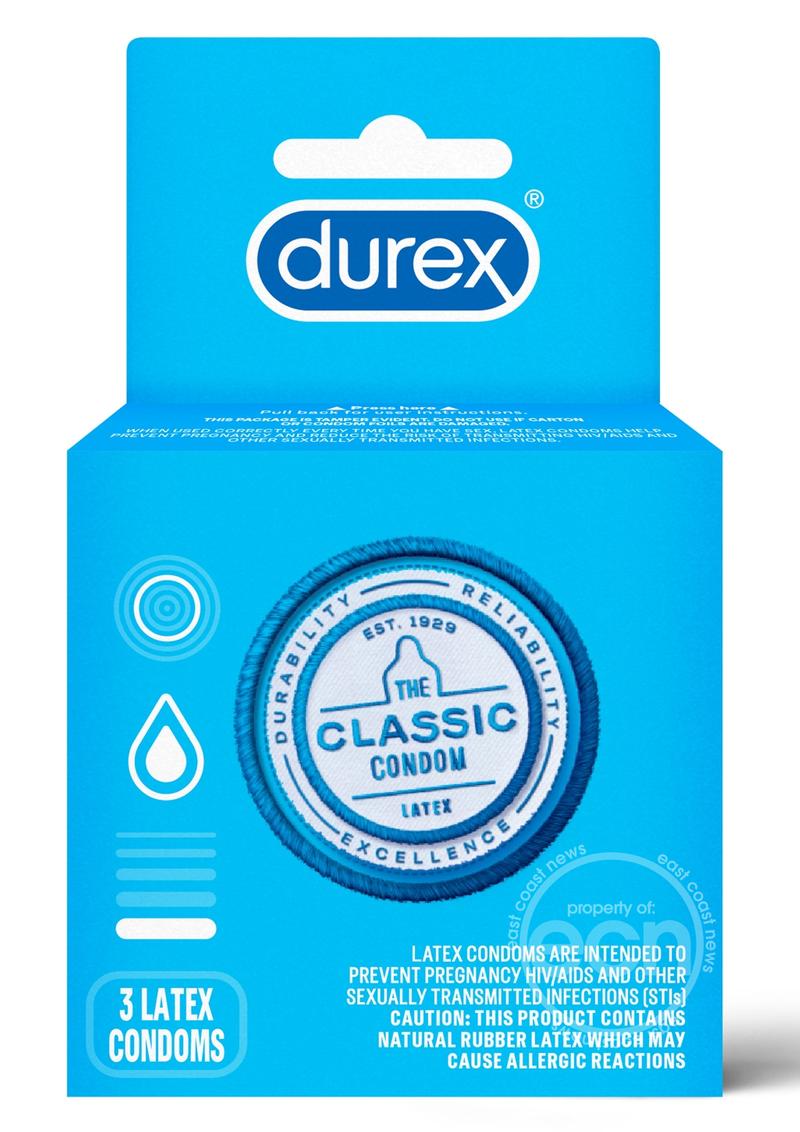 Durex Classic Latex Condoms