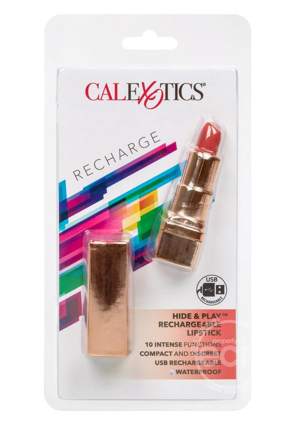 Hide & Play™ Rechargeable Lipstick - Red