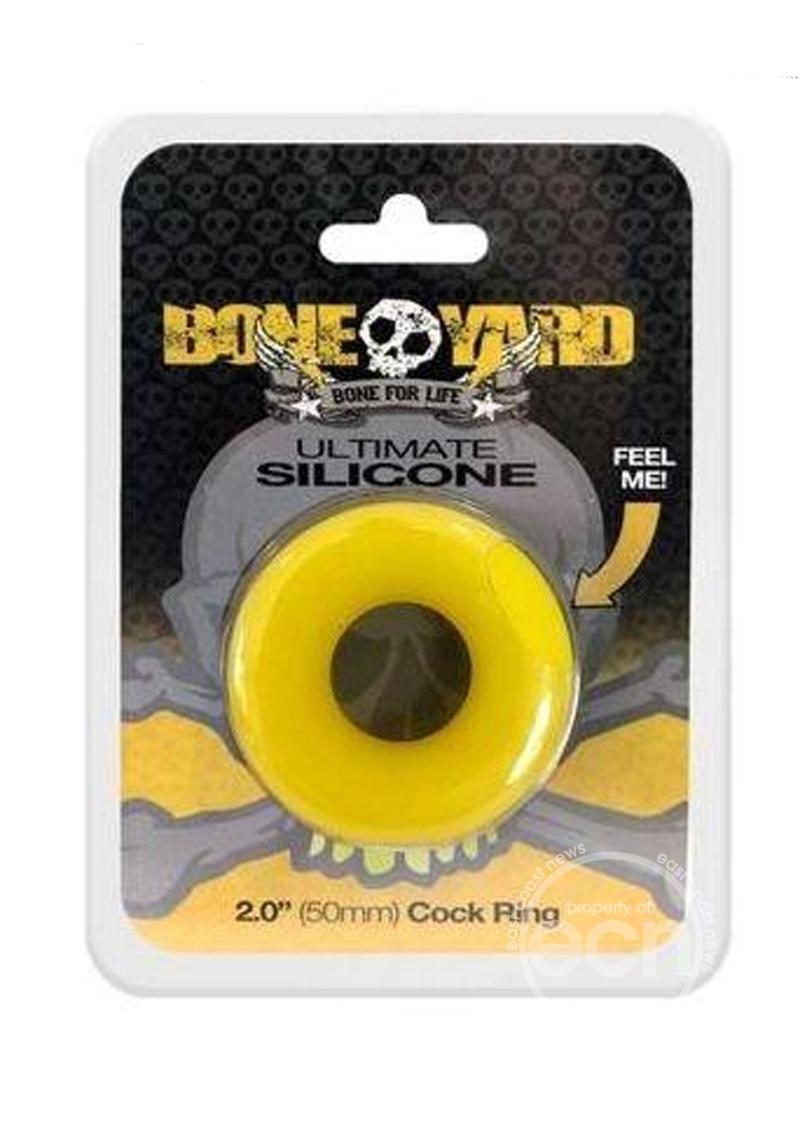 Boneyard Ultimate Silicone Cock Ring 2in