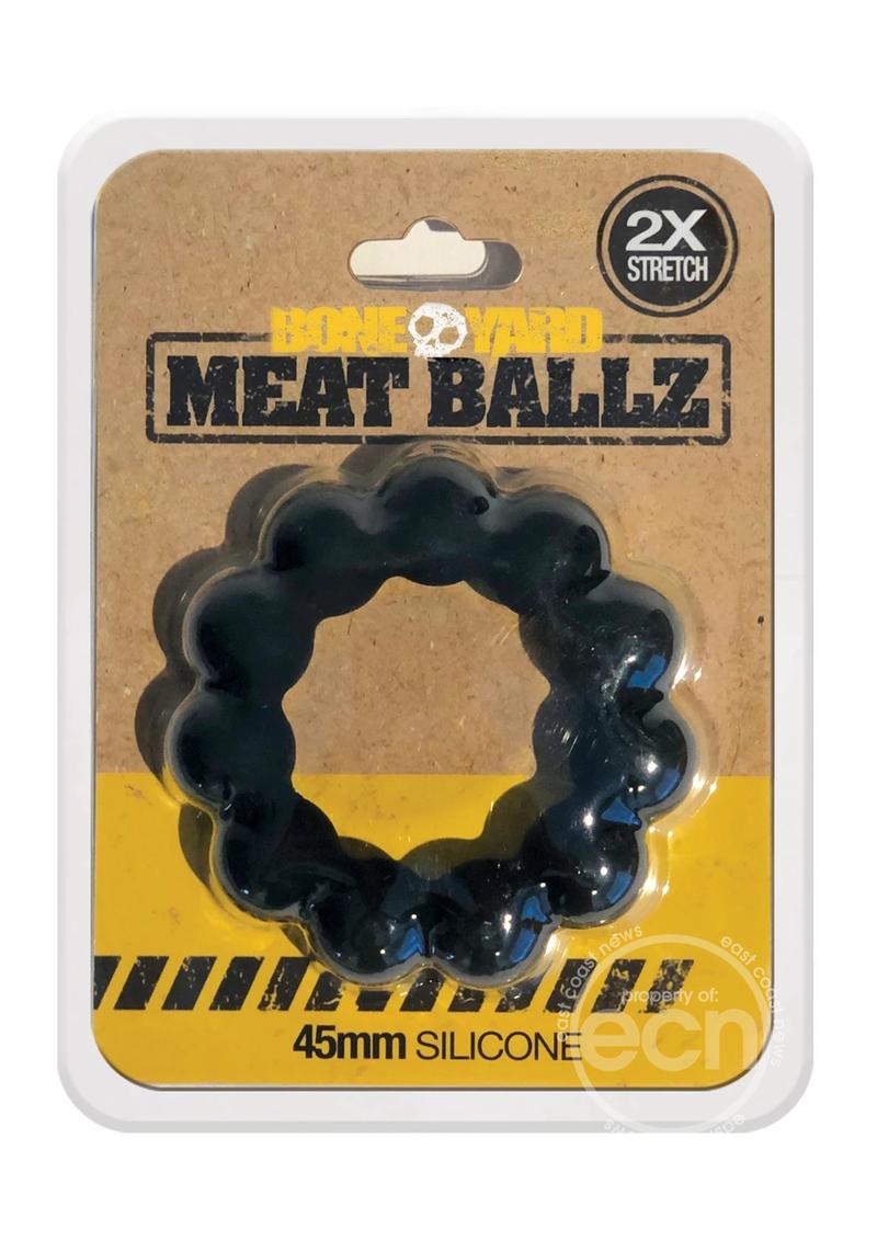 Boneyard Meat Ballz 2X Stretch Silicone Beaded Cock Ring