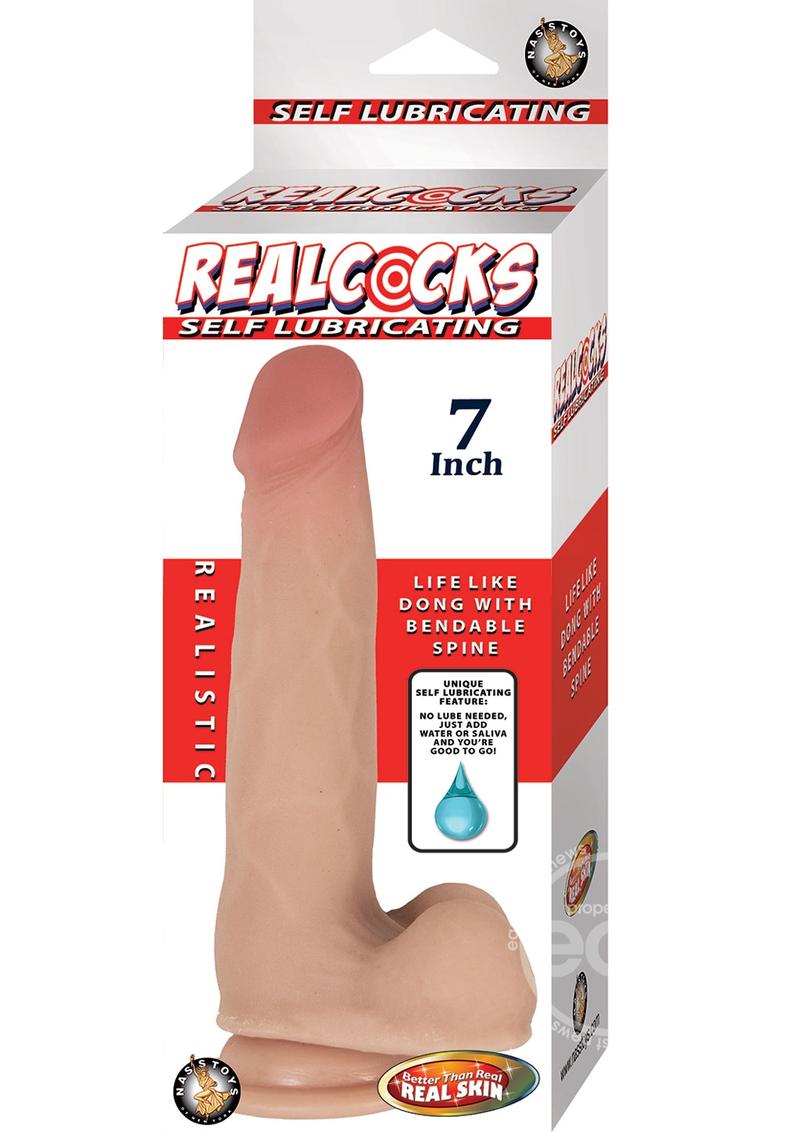 REALCOCKS SELF LUBRICATING 7" FLESH