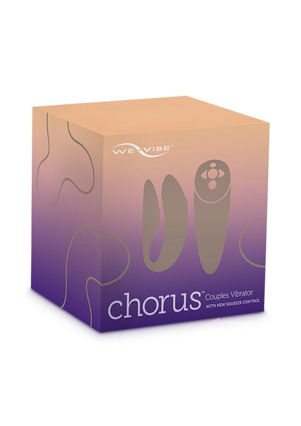 We-Vibe Chorus Rechargeable Couples Vibrator with Squeeze Control/Purple