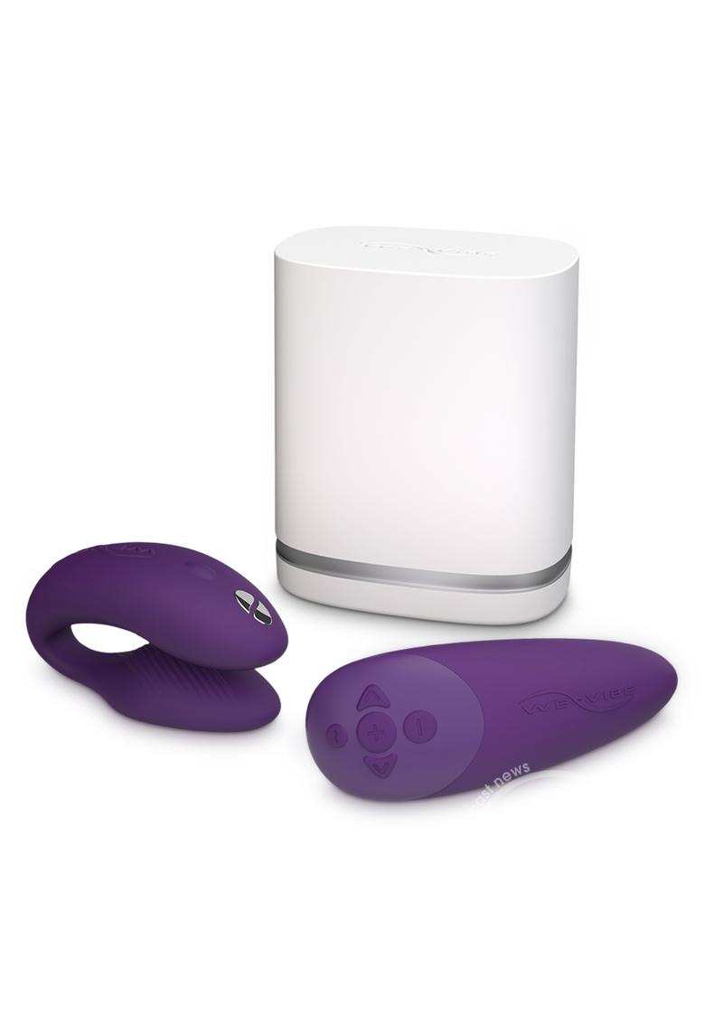 We-Vibe Chorus Rechargeable Couples Vibrator with Squeeze Control/Purple