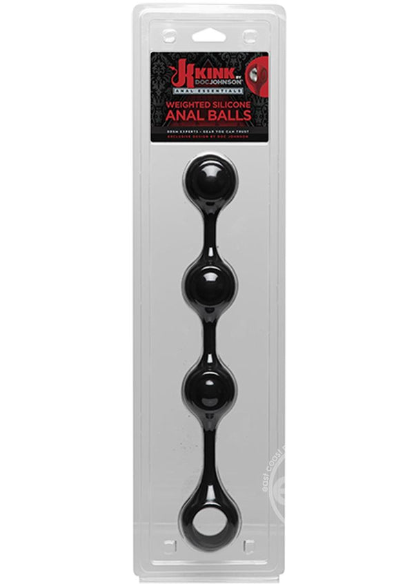 KINK WEIGHTED ANAL BALLS BLACK