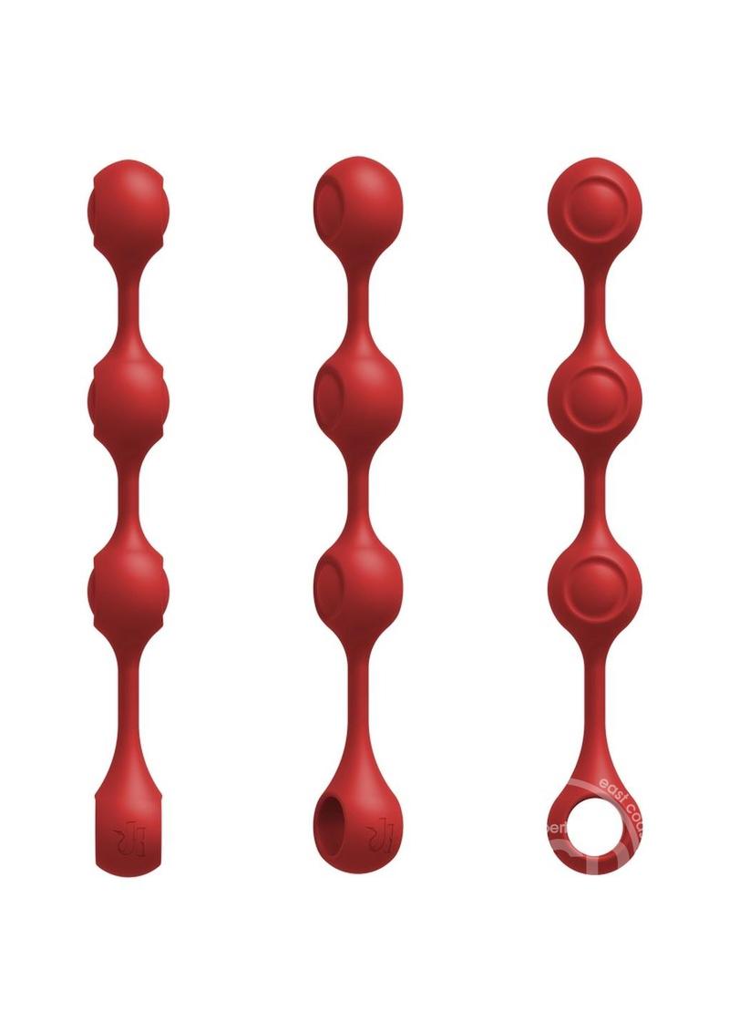 KINK WEIGHTED  ANAL BALLS RED